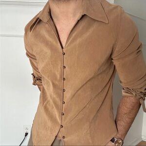 Y2k Tan Shirt